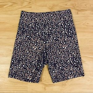 KYODAN Cheetah print high-waisted bike shorts